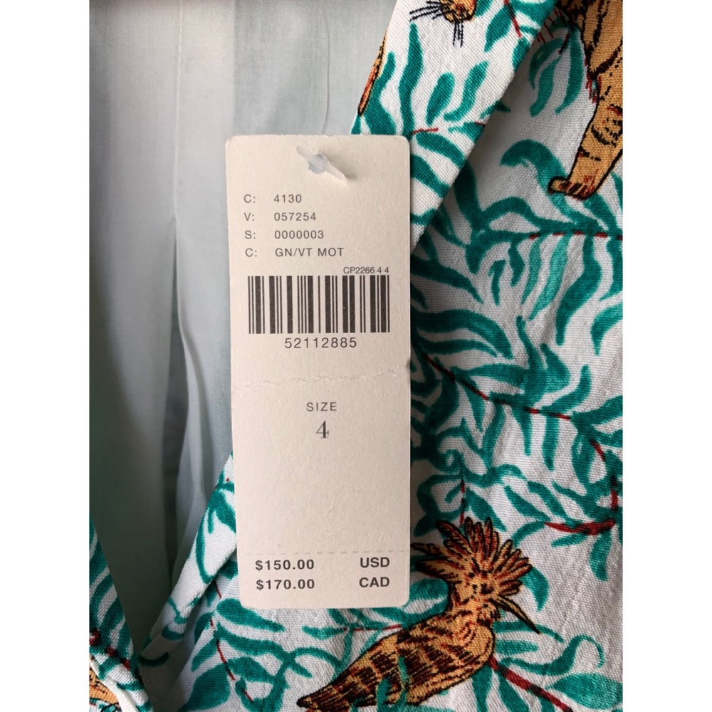 NWT Anthropologie Jungle Catherine Shirt Dress - Picture 6 of 7